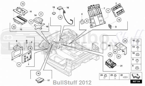 2015 Lamborghini AVENTADOR LP700-4 COUPE USA ELECTRICS (907.04.00)
